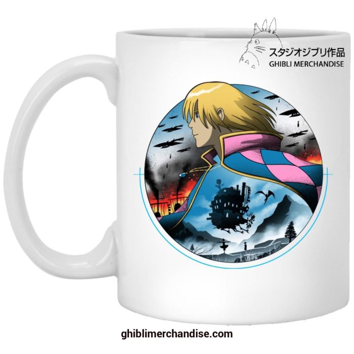 Howls Moving Castle In Circle Mug