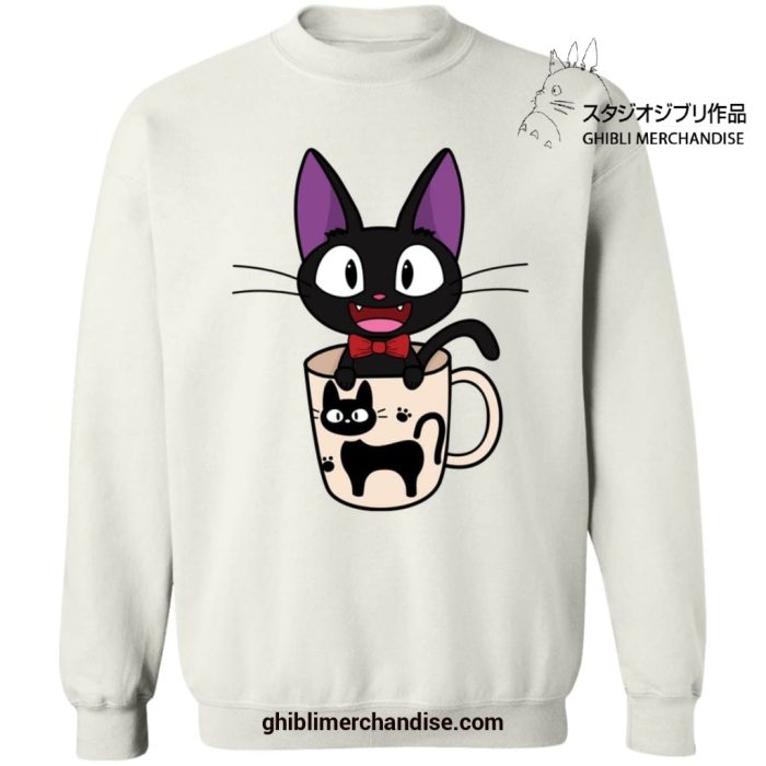 Jiji In The Cat Cup Sweatshirt White / S