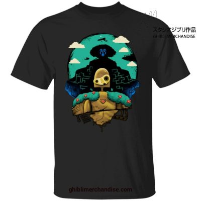 Laputa: Castle In The Sky Warrior Robot T-Shirt Black / S