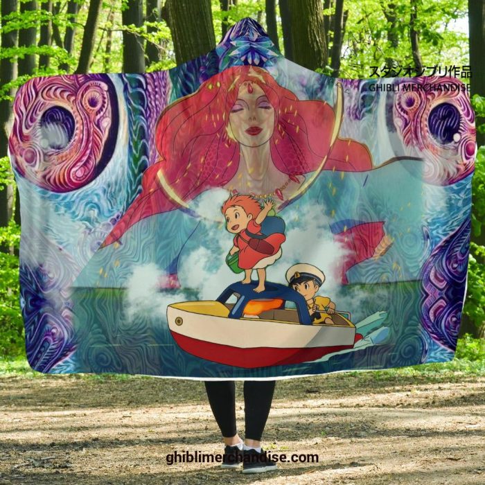 Magical Ponyo Hooded Blanket