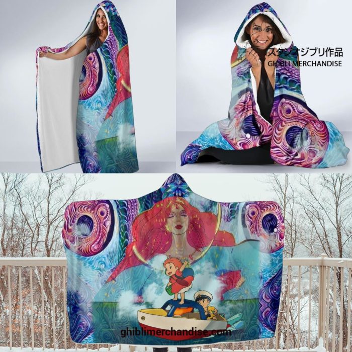 Magical Ponyo Hooded Blanket