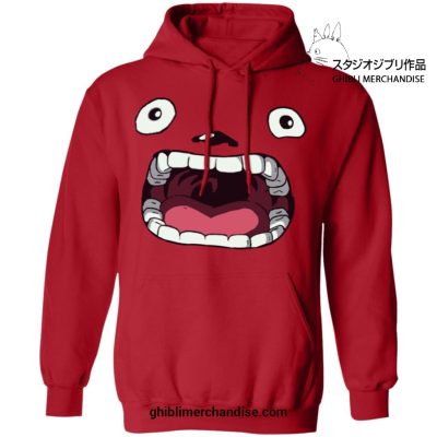 My Neighbor Totoro With Big Mouth Hoodie Red / S