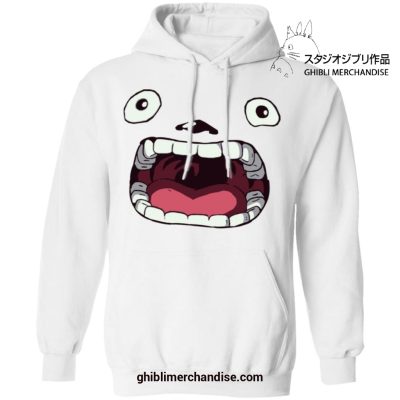 My Neighbor Totoro With Big Mouth Hoodie White / S