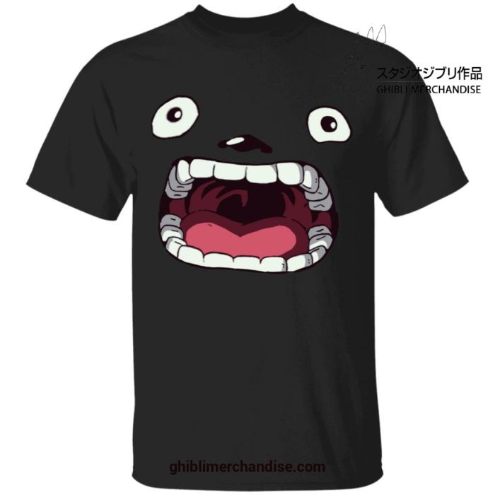 My Neighbor Totoro With Big Mouth T-Shirt Black / S