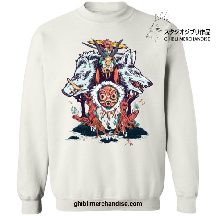 Princess Mononoke Characters Sweatshirt White / S