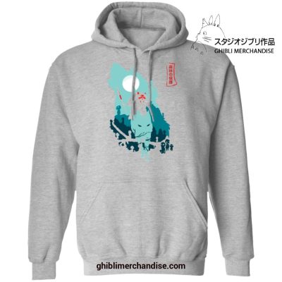 Princess Mononoke Forest Guardians Hoodie Gray / S