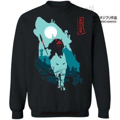 Princess Mononoke Forest Guardians Sweatshirt Black / S