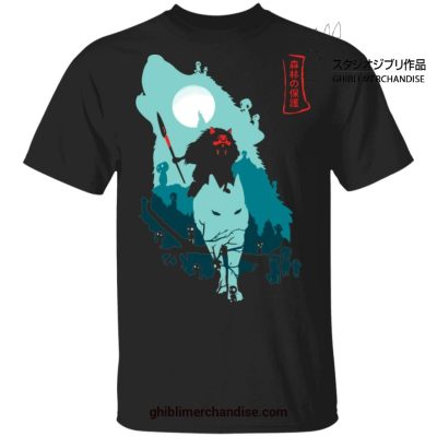 Princess Mononoke Forest Guardians T-Shirt Black / S