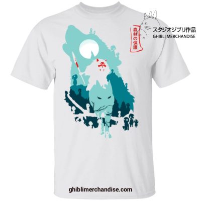 Princess Mononoke Forest Guardians T-Shirt White / S