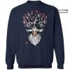 Princess Mononoke Forest Spirit Shishigami And Sakura Sweatshirt Navy Blue / S