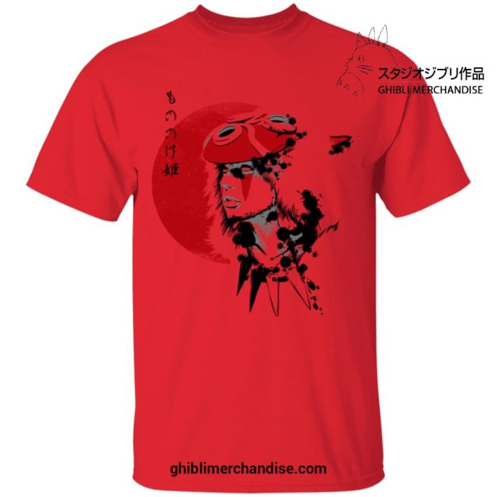 Princess Mononoke In Red Moon T-Shirt / S