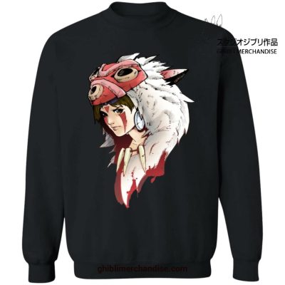 Princess Mononoke San Sweatshirt Black / S