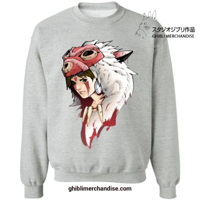 Princess Mononoke San Sweatshirt Gray / S