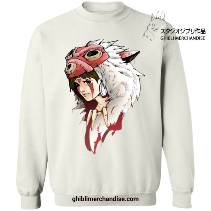 Princess Mononoke San Sweatshirt White / S