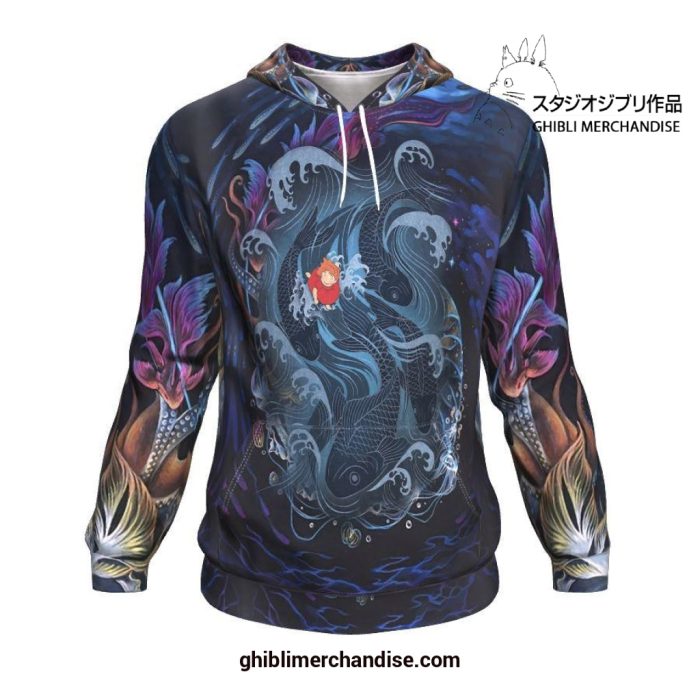 Sea Creatures Ponyo Hoodie / S