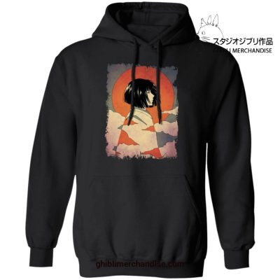 Spirited Away Haku Classic Art Hoodie Black / S