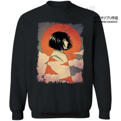 Spirited Away Haku Classic Art Sweatshirt Black / S