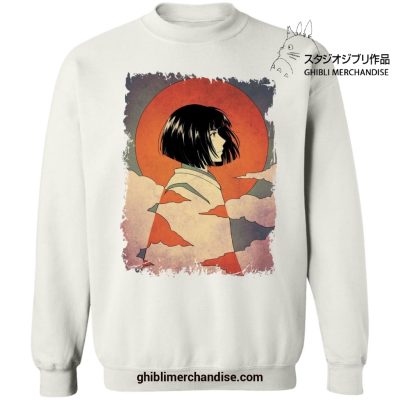 Spirited Away Haku Classic Art Sweatshirt White / S