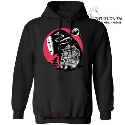 Spirited Away Kaonashi No Face Hoodie Black / S