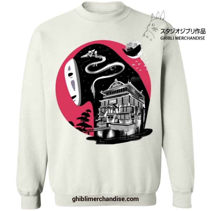 Spirited Away Kaonashi No Face Sweatshirt White / S