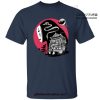 Spirited Away Kaonashi No Face T-Shirt Navy Blue / S