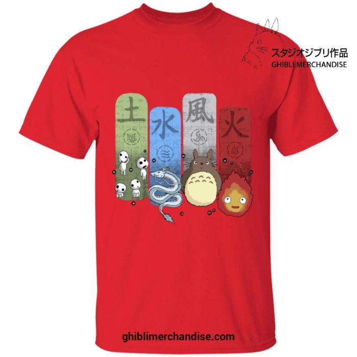 Studio Ghibli Elemental T-Shirt Red / S