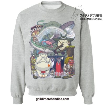 Studio Ghibli Highlights Characters Sweatshirt Gray / S