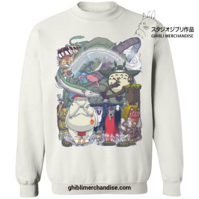 Studio Ghibli Highlights Characters Sweatshirt White / S