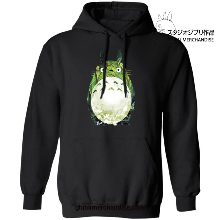 The Green Totoro Hoodie Black / S