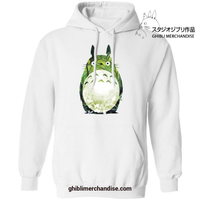 The Green Totoro Hoodie White / S