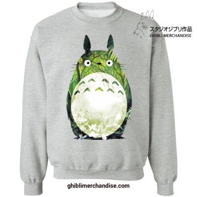 The Green Totoro Sweatshirt Gray / S