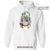 Totoro Umbrella With Friends Hoodie White / S