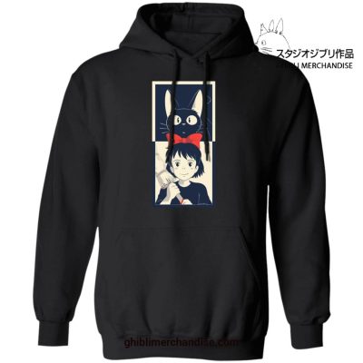 Vintage Kikis Delivery Service Hoodie Black / S