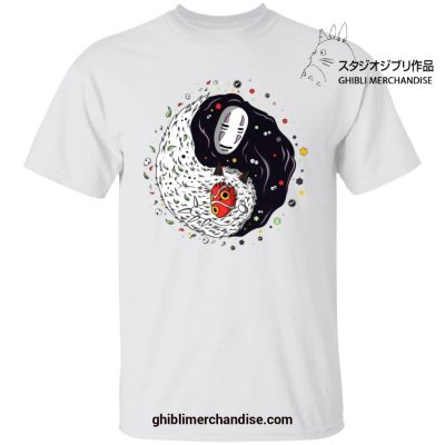 Ying Yang Princess Mononoke And No Face T-Shirt