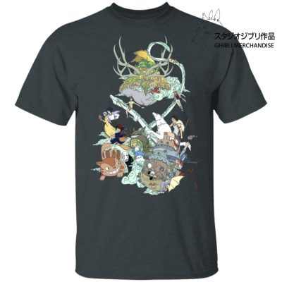 Ghibli Characters Color Collection T Shirt