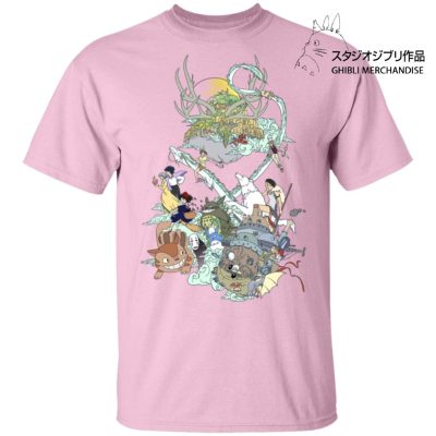 Ghibli Characters Color Collection T Shirt