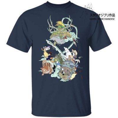 Ghibli Characters Color Collection T Shirt