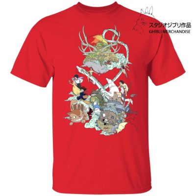 Ghibli Characters Color Collection T Shirt