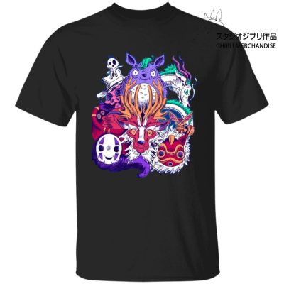 Ghibli Characters creepy style T Shirt