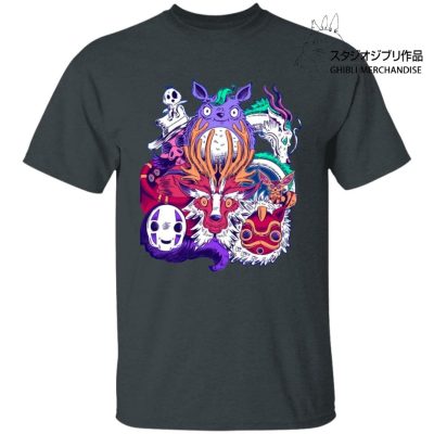 Ghibli Characters creepy style T Shirt