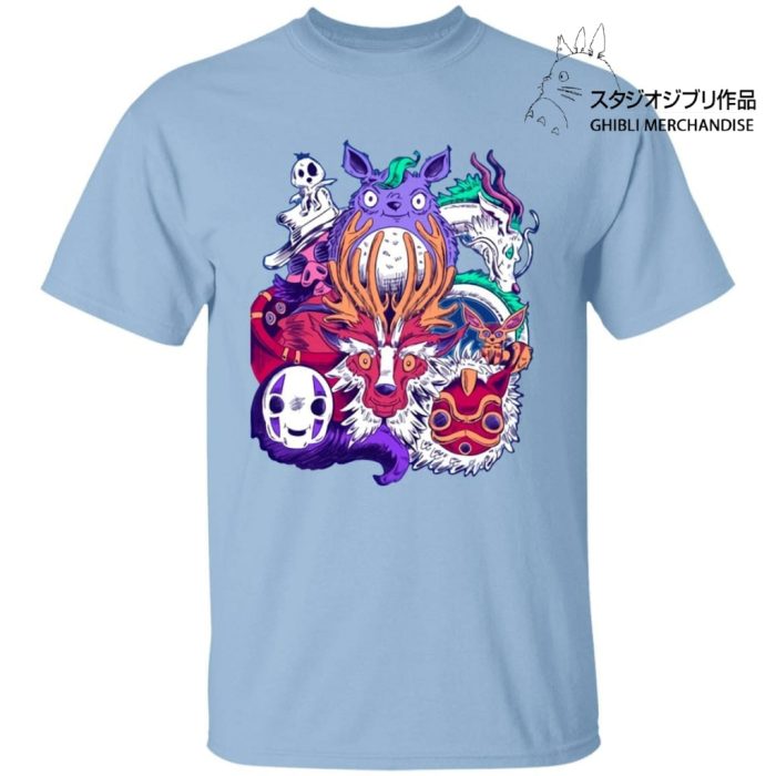 Ghibli Characters creepy style T Shirt