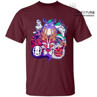 Ghibli Characters creepy style T Shirt