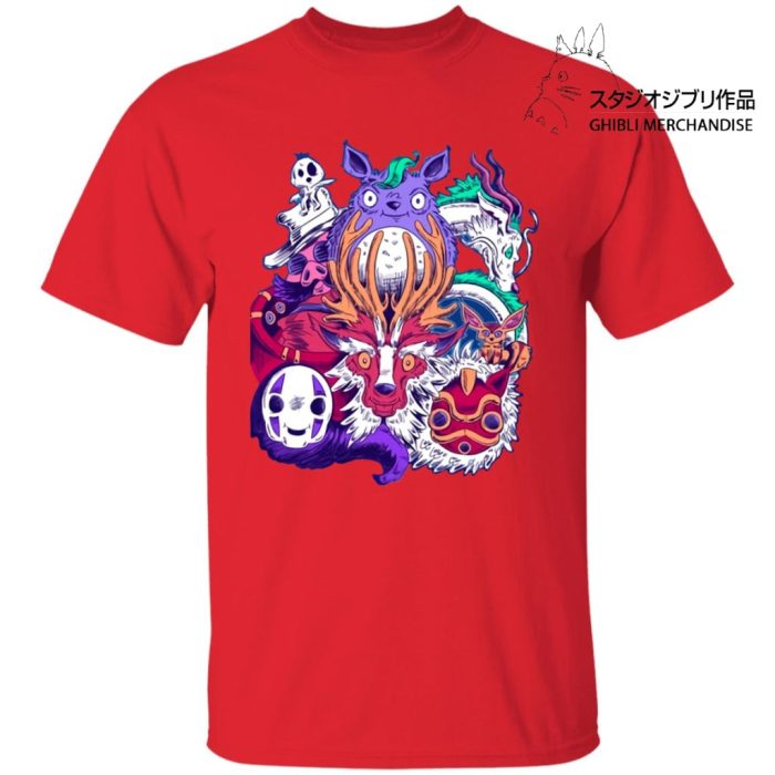 Ghibli Characters creepy style T Shirt