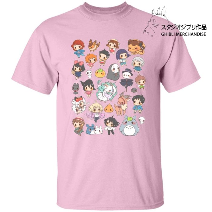 Ghibli Characters Cute Chibi Collection T Shirt