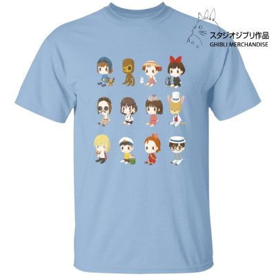 Ghibli Characters Cute Collection T Shirt