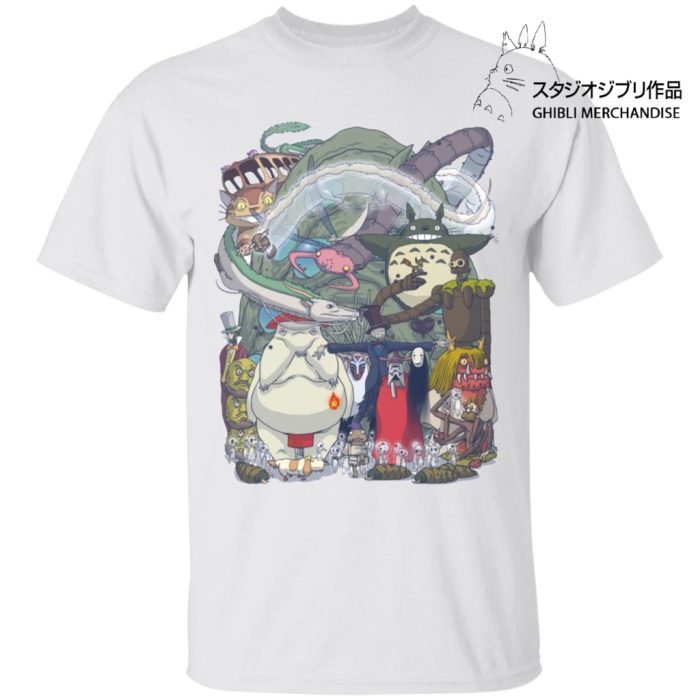 Ghibli Highlights Movies Characters Collection T Shirt