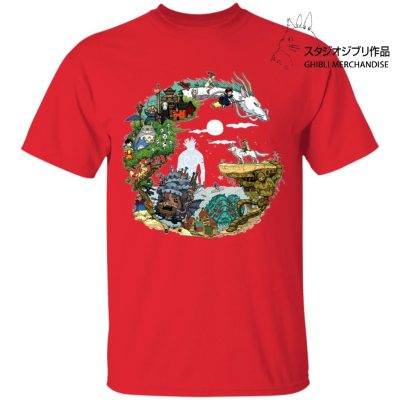 Ghibli Movie Circle T Shirt