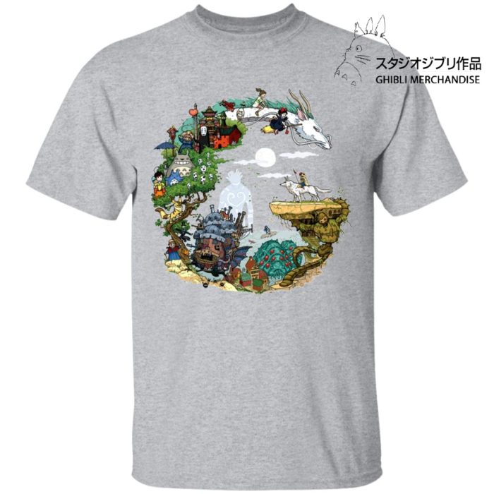 Ghibli Movie Circle T Shirt