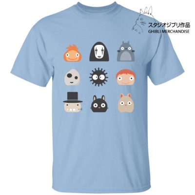 Ghibli Studio Characters Chibi T Shirt