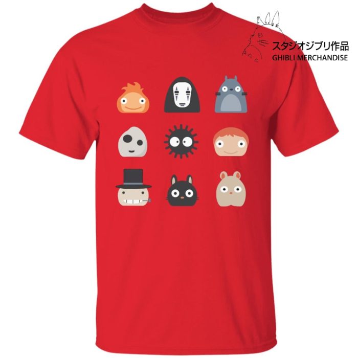 Ghibli Studio Characters Chibi T Shirt